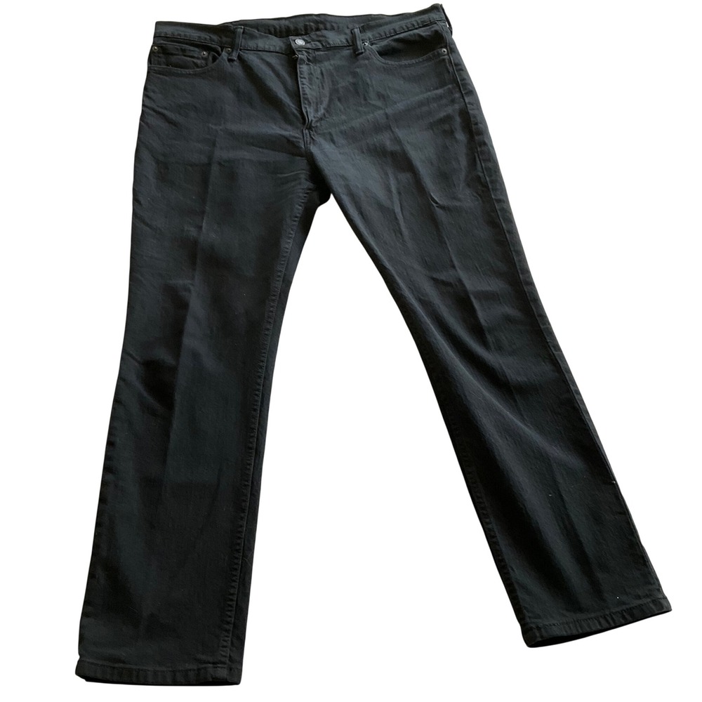 Levi's 511 Slim Fit Jeans Mens 40x30‎ Black Stretch Denim Pants